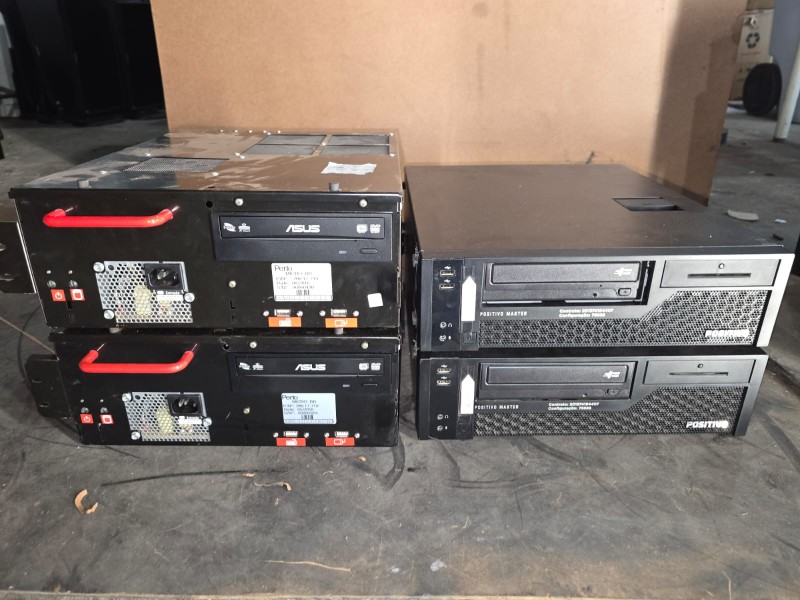  Lote com: 04 PCs - 8Gb - 1TBhd cada - i3 de 7Gen e i5 4Gen - funcionando